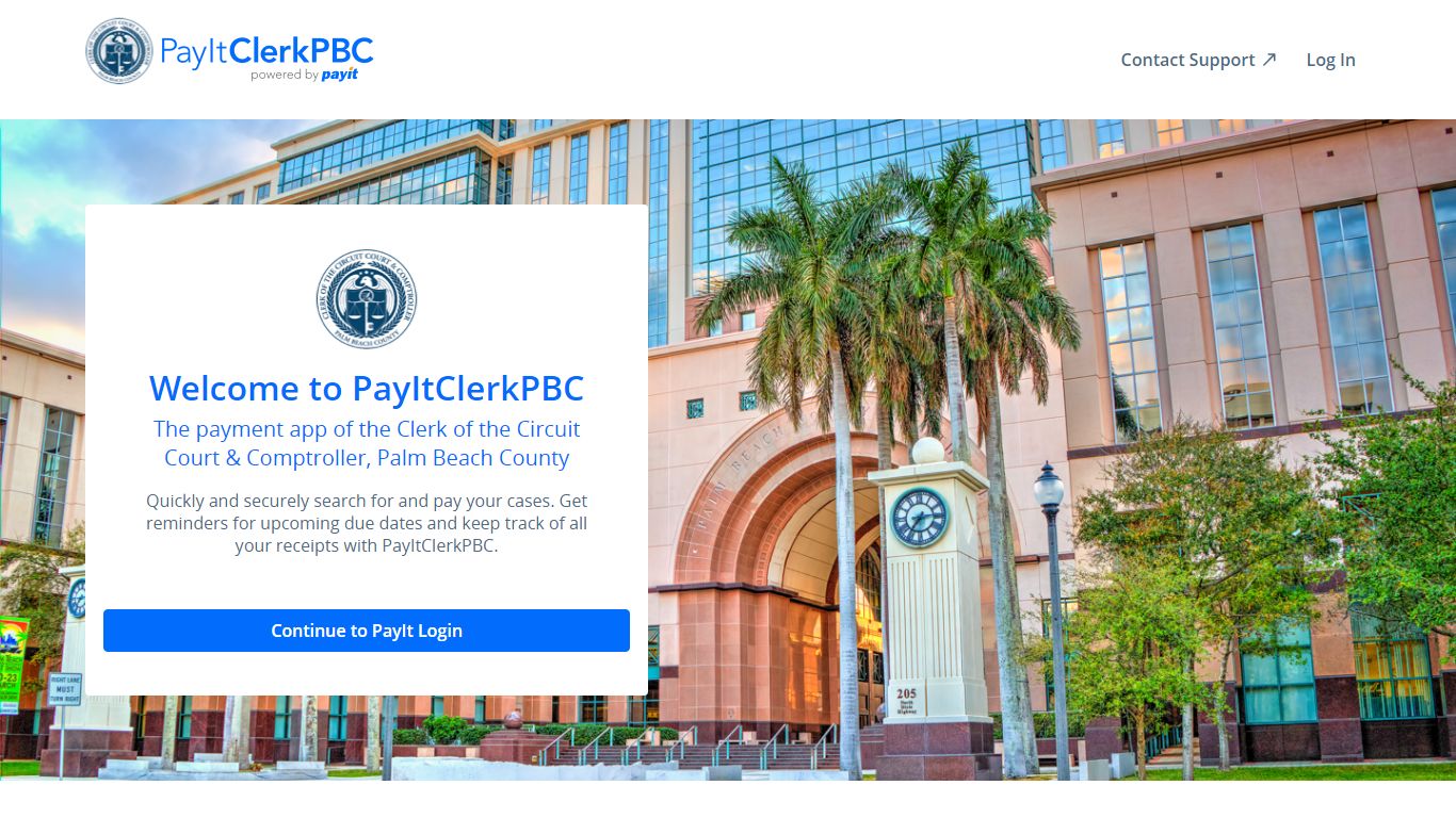 PayItClerkPBC Powered by PayIt